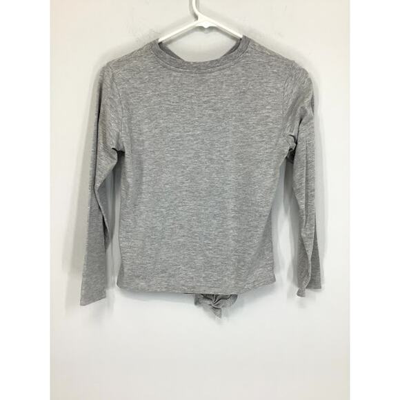 Puma Girl’s Heathered Gray Tie Waist Graphic T-Shirt Kid’s Youth Large 12-14 - Picture 8 of 8